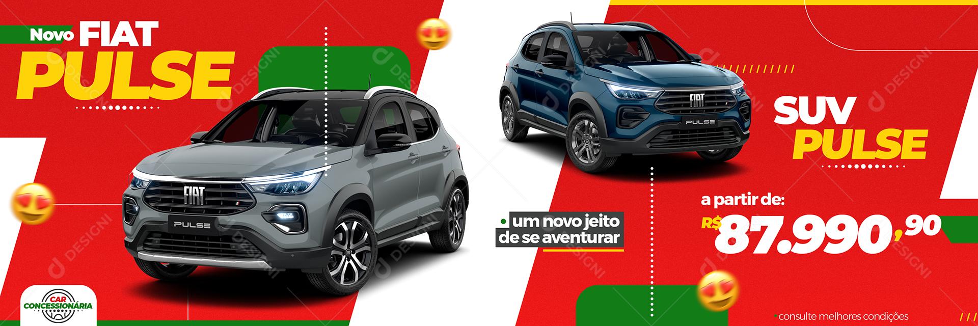 Social Media Carrossel Concessionária Carros Novos PSD Editável