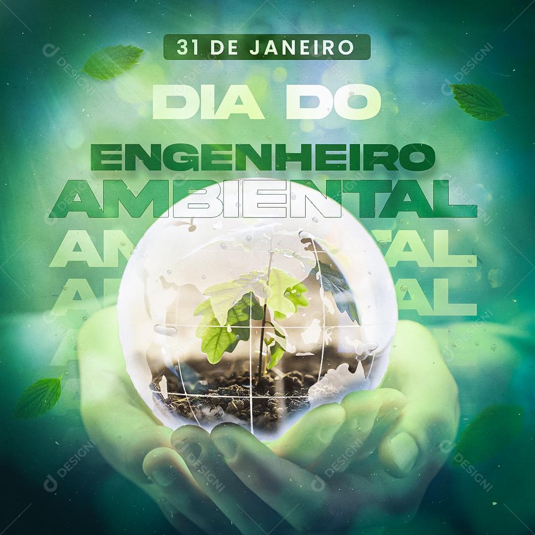 Commemorative Date Day of the Environmental Engineer Social Media PSD