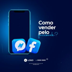 Social Media Como Vender Pelo Facebook PSD Editável