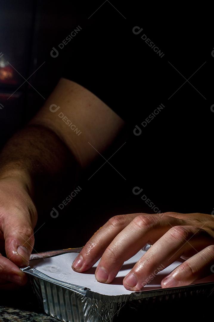 Fotos Lasanha à bolonhesa com carne de porco desfiada