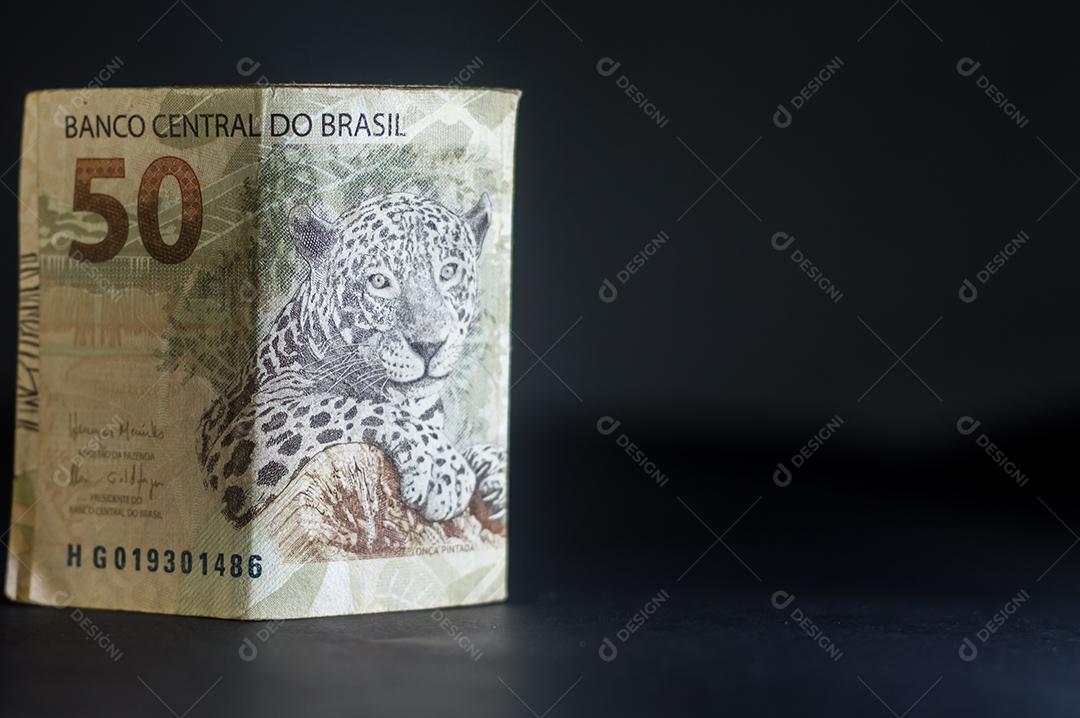 Notas de reais dinheiro 50 reais Imagem JPG
