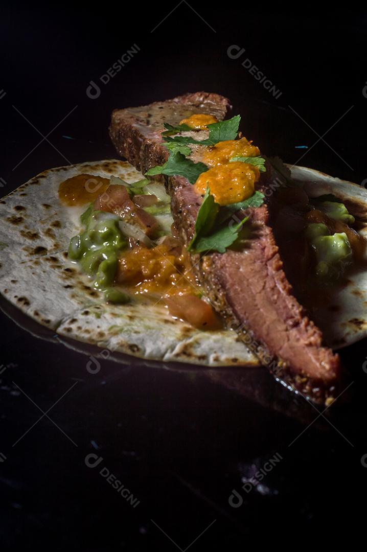 Comida tipica no mexico taco