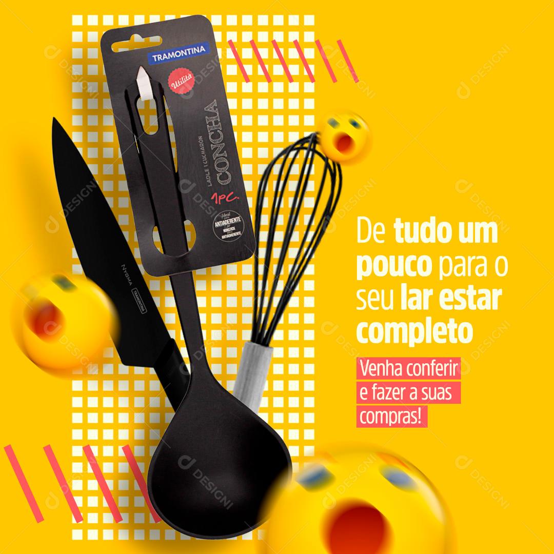 De Tudo Um Pouco Para o Seu Lar Estar Completo Social Media PSD Editável