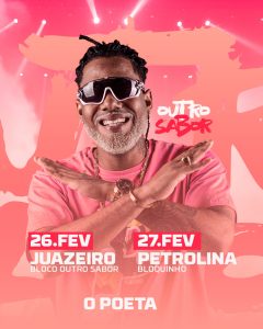 Social Media O Poeta Outro Sabor Agenda Flyers PSD Editável