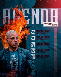 Social Media Agenda Junior Trovão Igrejas Pregação PSD Editável