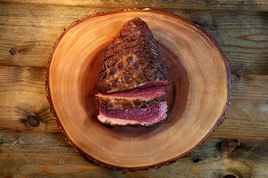 Picanha Tradicional Carne Rara Brasileira para Churrasco Bife Grelhado Imagem JPG