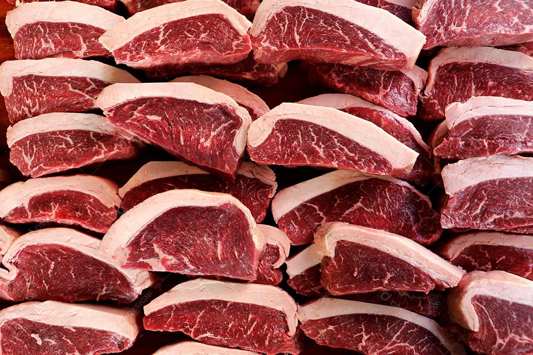 Carnes Bifes Retalhados Imagem JPG