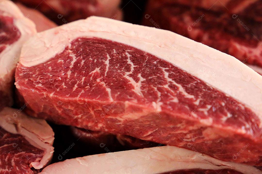 Carnes Bifes Retalhados Imagem JPG