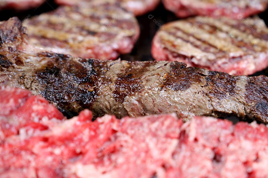 Foto Fraldinha Steak Corte Tradicional de Carne para Churrasco Brasileiro Carne Grelha
