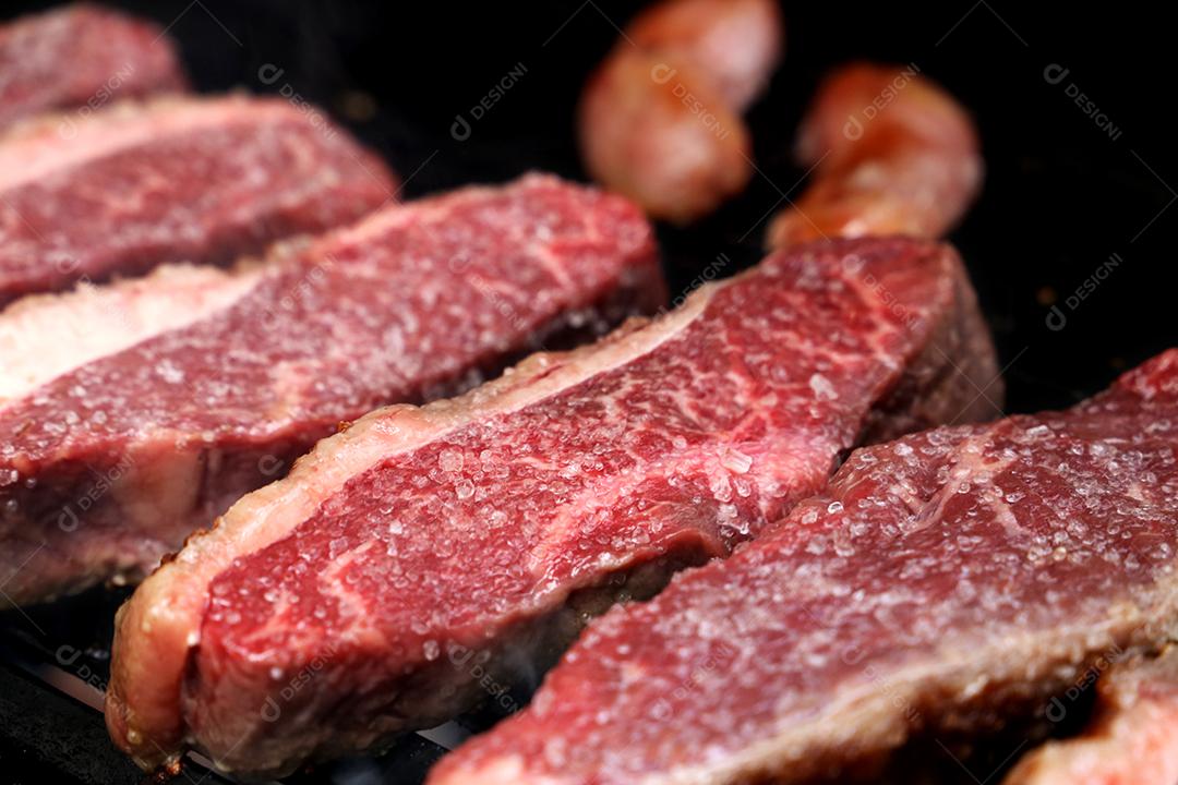 Fotos Costela de Perto Deliciosa Costela Assada na Grelha
