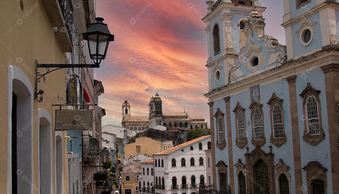 Centro histórico do Pelourinho da cidade de Salvador Bahia Brasil Imagem JPG