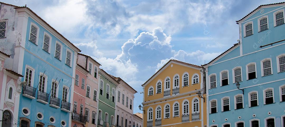 Centro histórico do Pelourinho da cidade de Salvador Bahia Brasil Imagem JPG