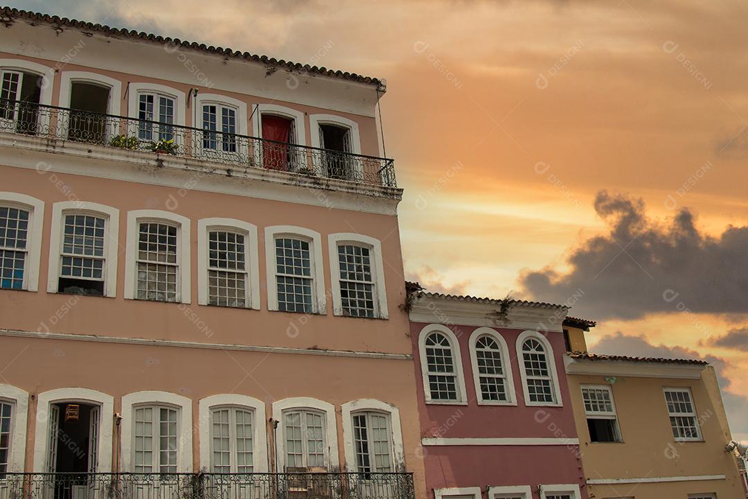 Centro histórico do Pelourinho da cidade de Salvador Bahia Brasil Imagem JPG