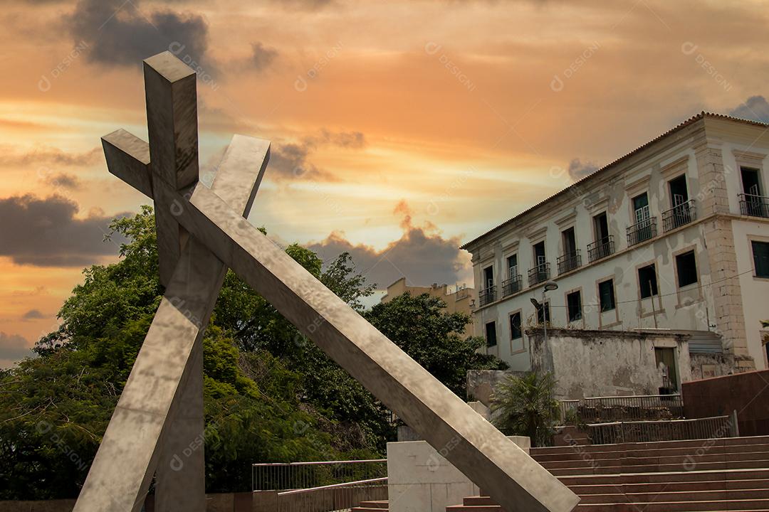 Centro histórico do Pelourinho da cidade de Salvador Bahia Brasil Imagem JPG