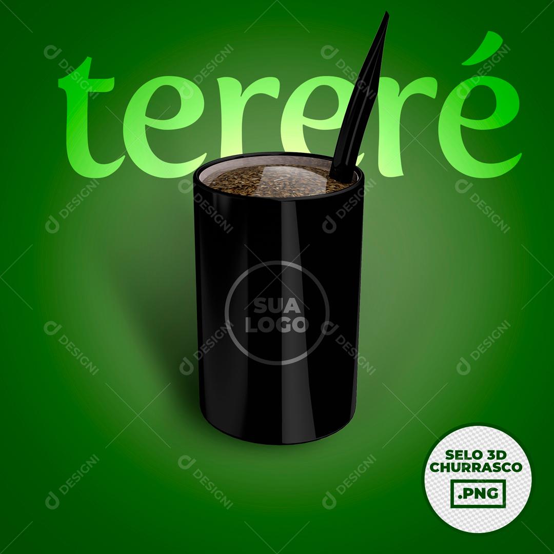 Mockup Copo De Tereré PSD Editável