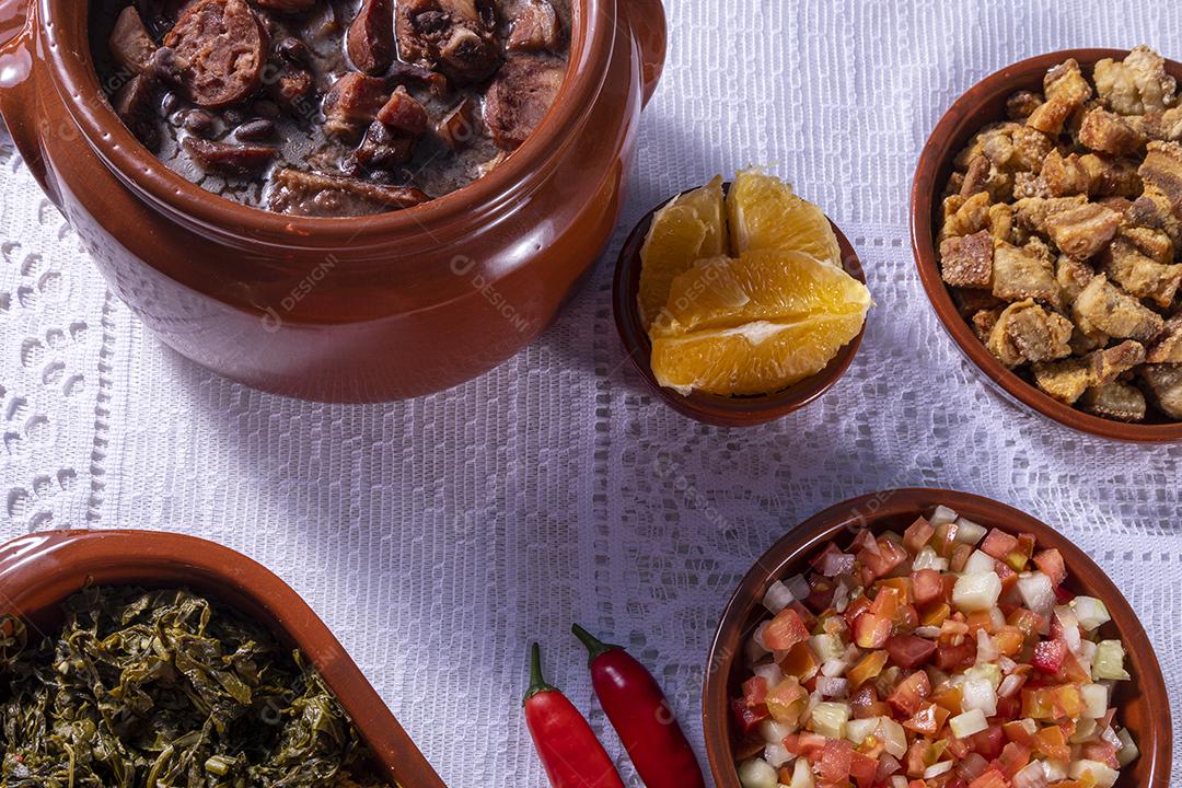 Feijoada Comida Típica Brasileira Imagem JPG