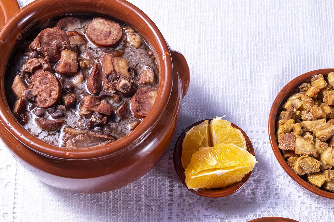 Feijoada Comida Típica Brasileira Imagem JPG