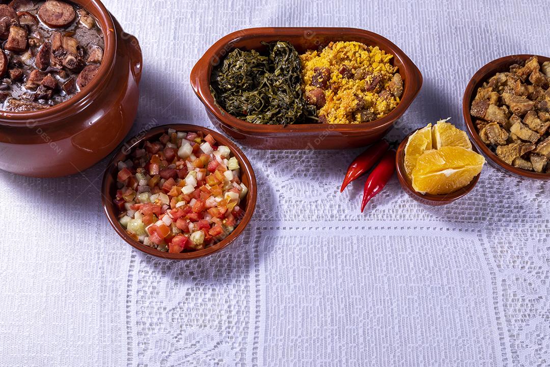 Feijoada Comida Típica Brasileira Imagem JPG