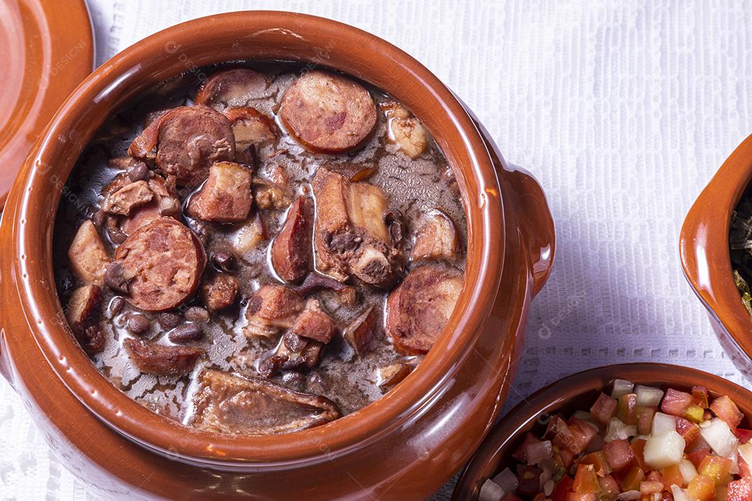 Feijoada Comida Típica Brasileira Imagem JPG