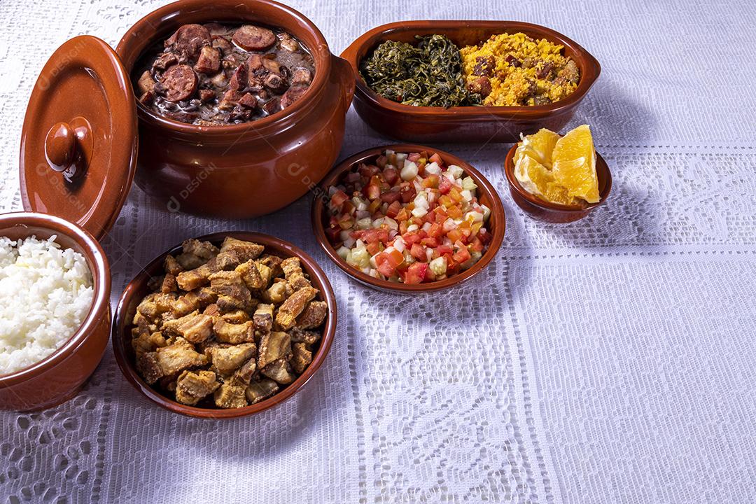 Feijoada Comida Típica Brasileira Imagem JPG