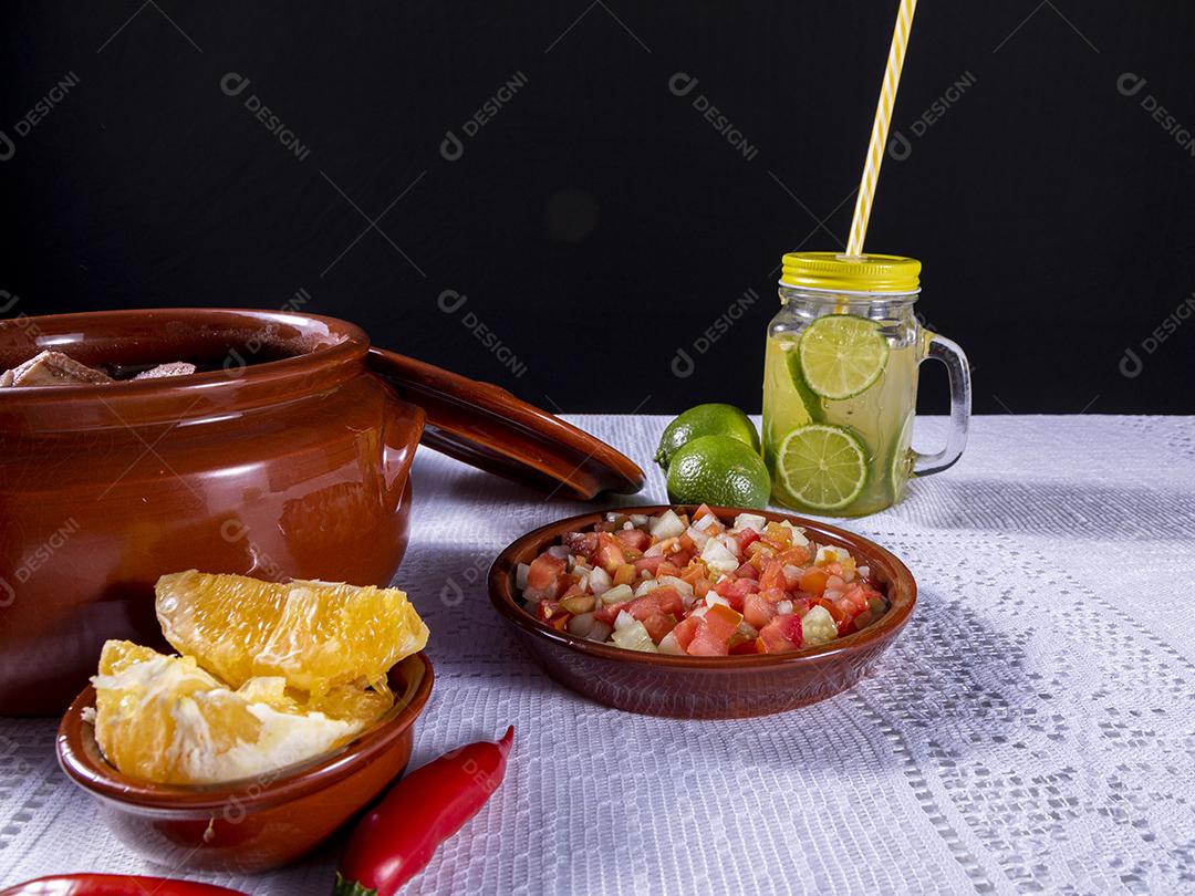 Feijoada the tradition of Brazilian cuisine and typical foods Imagem JPG