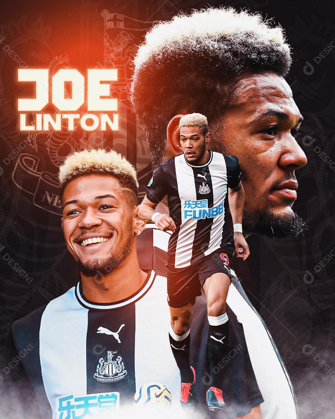 Social Media Futebol Jogador Joelinton PSD Editável