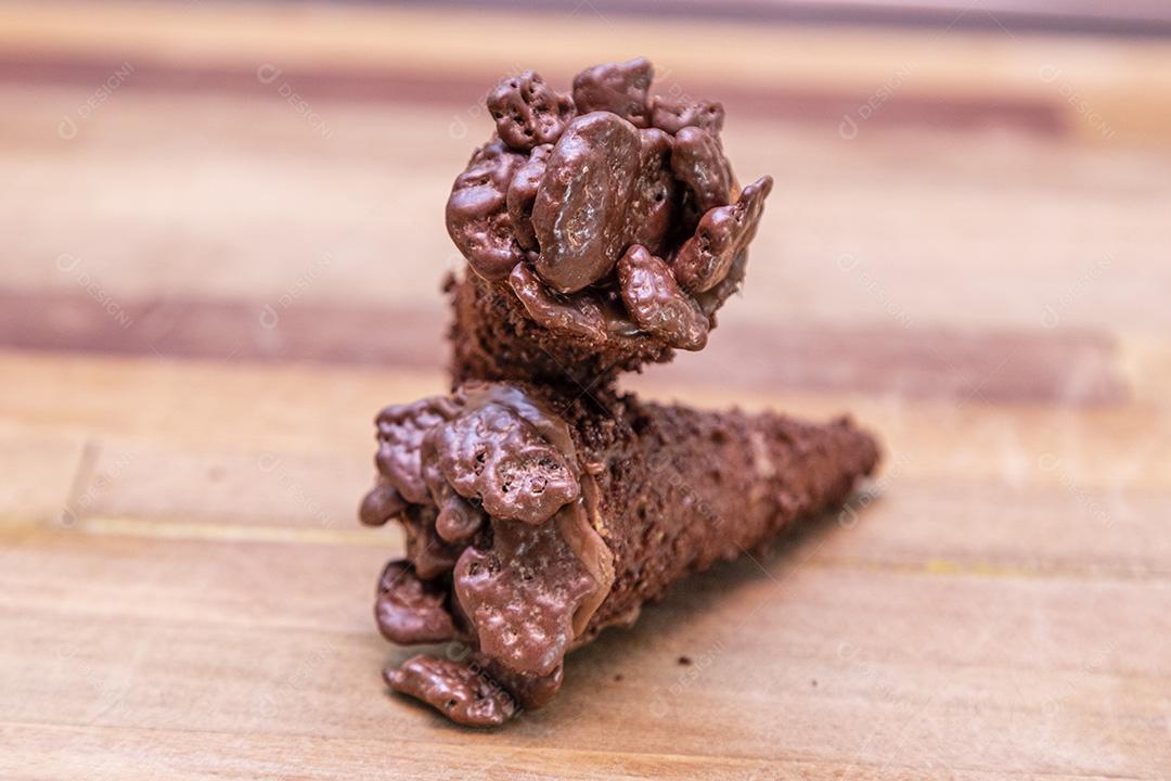 Cone trufado chocolate Imagem JPG