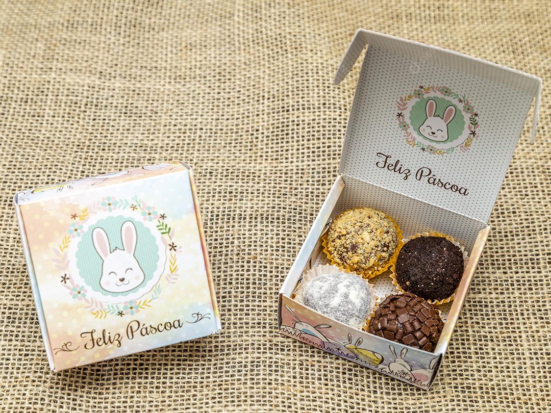 Comida doce trufa de chocolate Imagem JPG