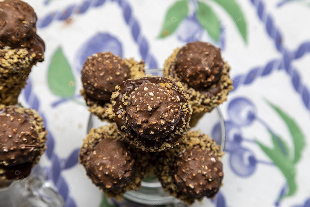 Comida cone chocolate Imagem JPG
