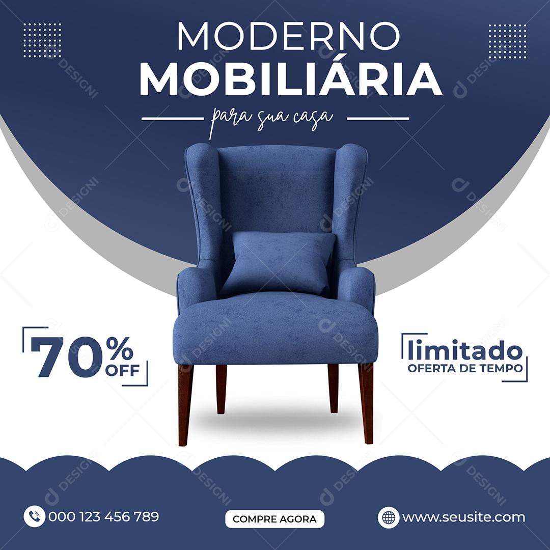 Social Media Moderno Mobiliária 70% De Desconto PSD Editável