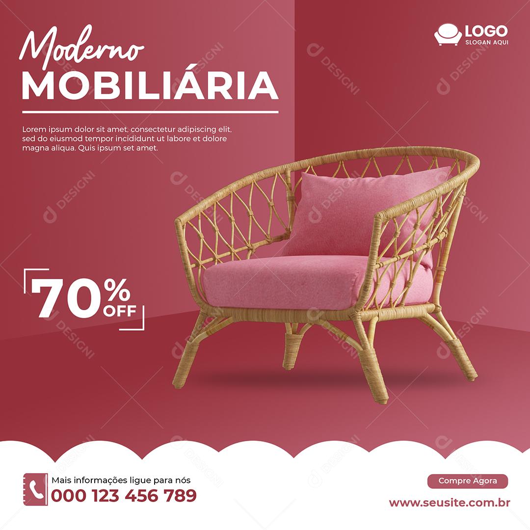 Social Media Mobiliário Moderno PSD Editável