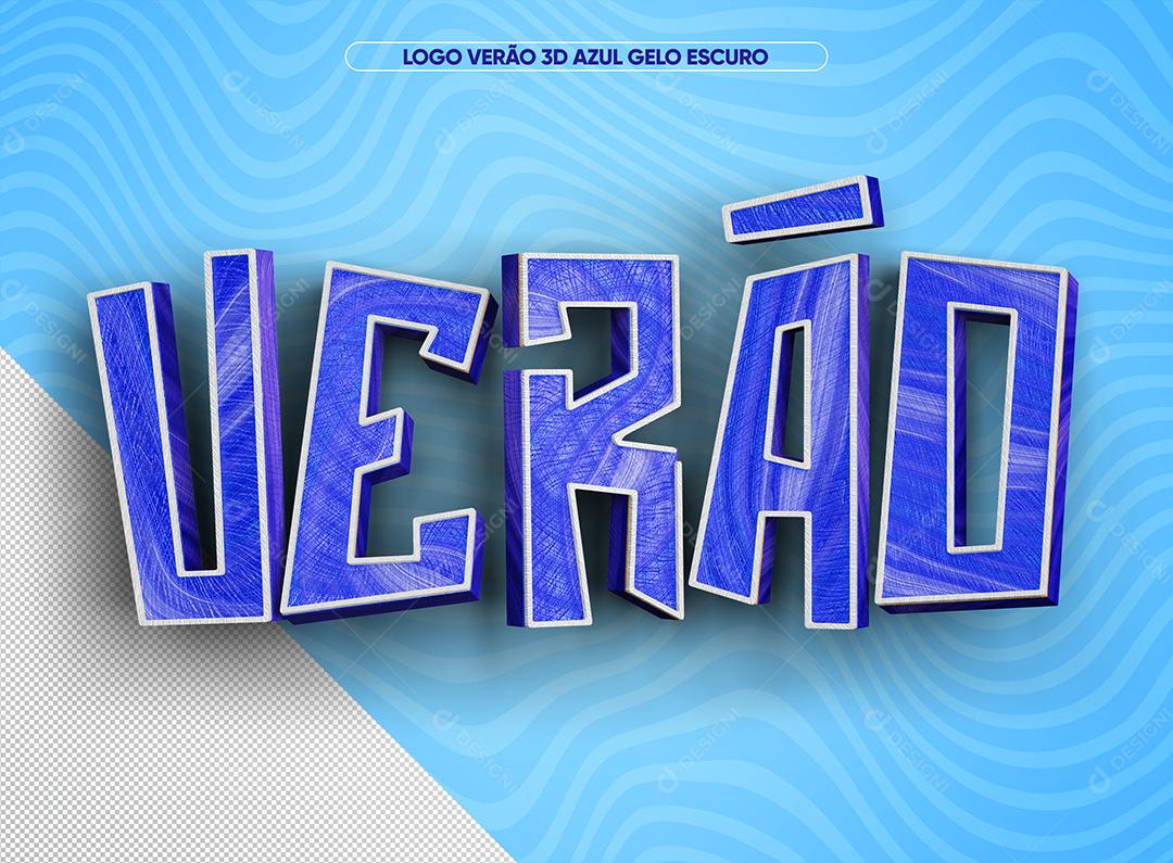 Verão 3D Para Composição Texto Editável