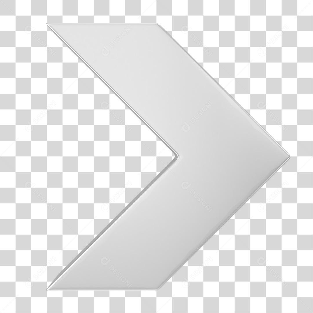 Seta Apontada Lateral PNG Transparente