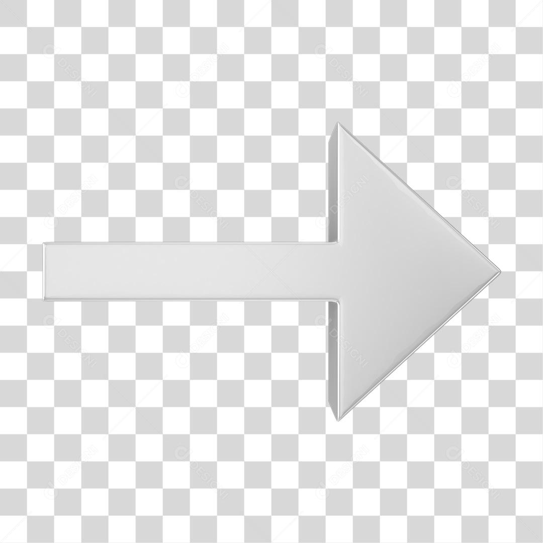 Seta Apontada Lateral PNG Transparente