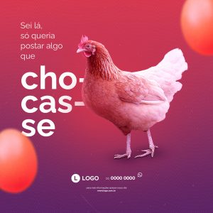 Sei Lá Queria Postar Que Chocasse Social Media PSD Editável