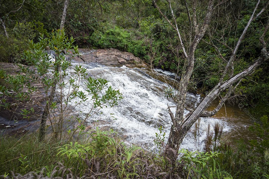 Paisagem Cachoeira lago floresta Imagem JPG