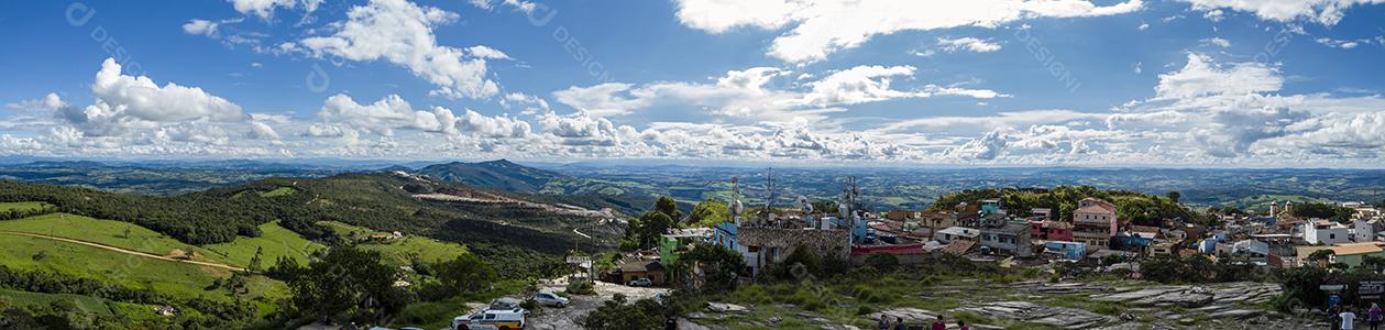Paisagem vista panoramica casas Imagem JPG