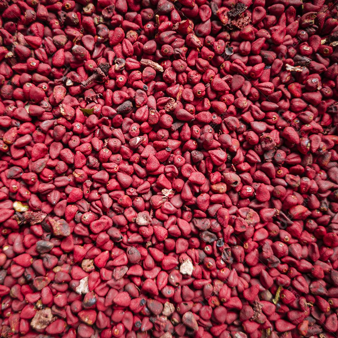 Grãos de urucum Imagem JPG