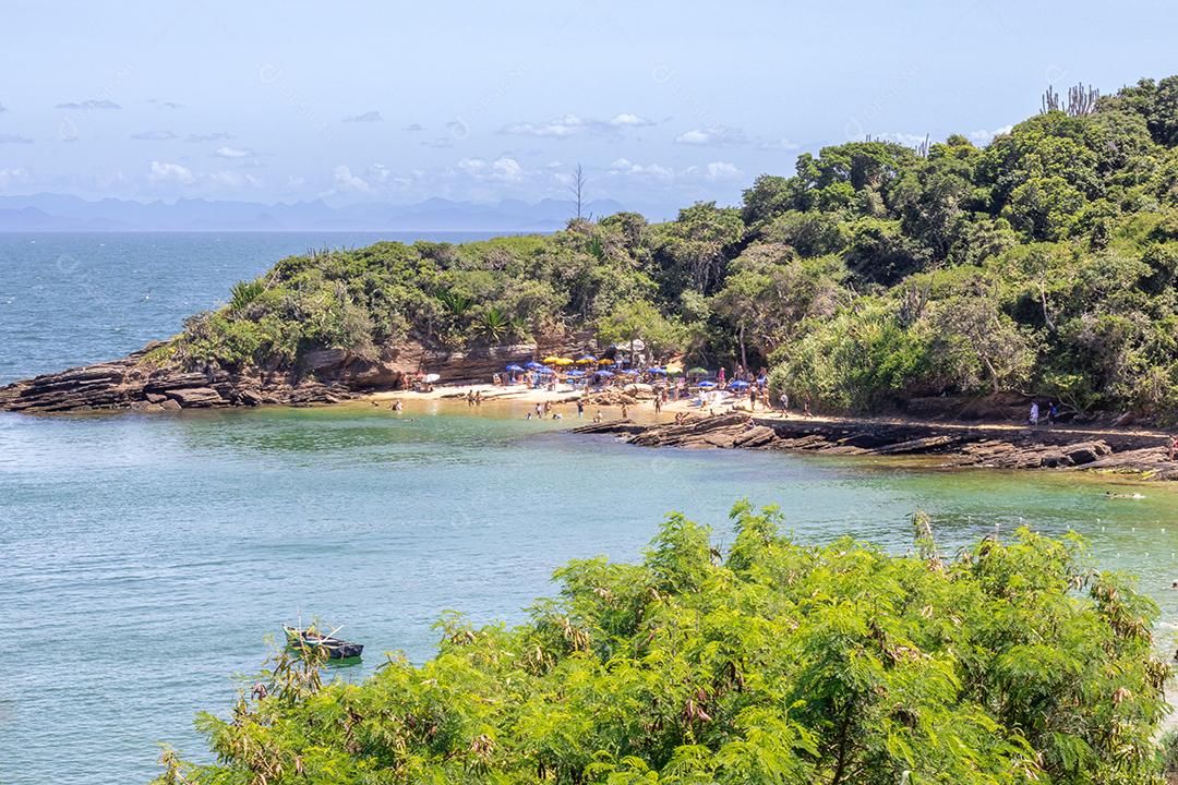 Paisagem lago praia azedinha arvores