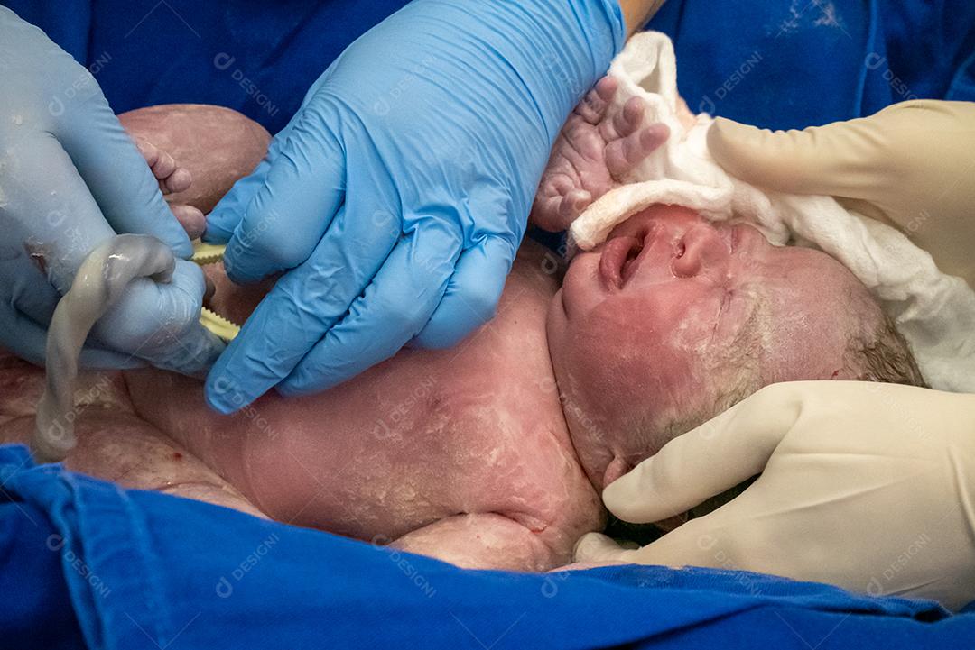 Bebê recém-nascido bebê acabou de chegar