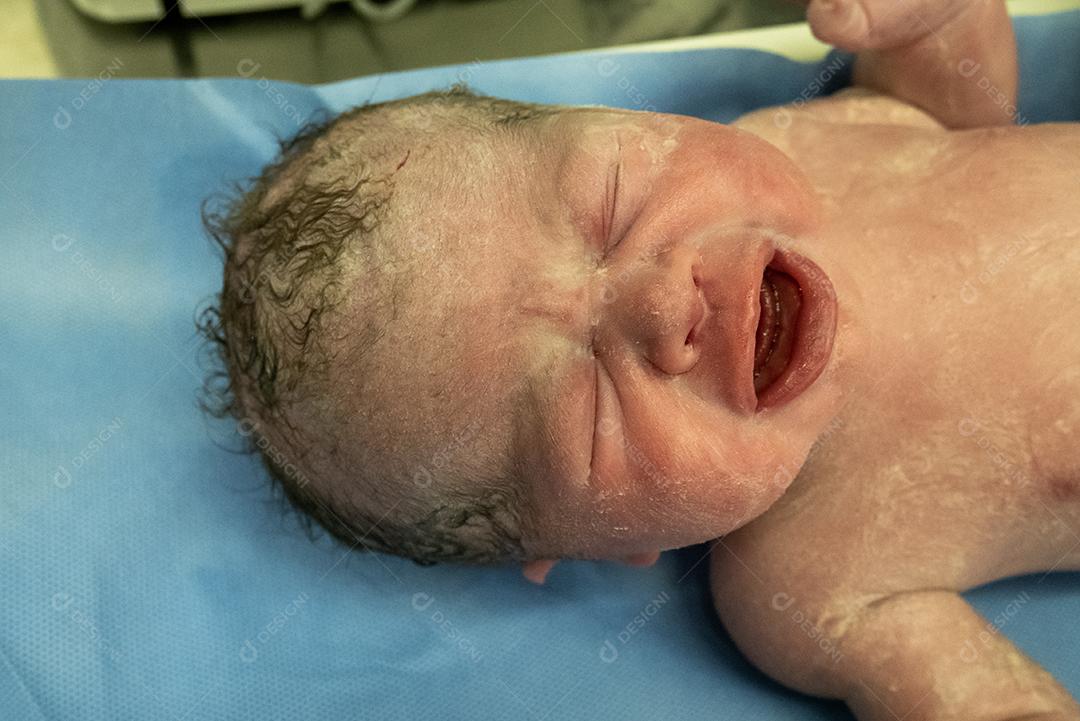 Bebê recém-nascido bebê acabou de chegar