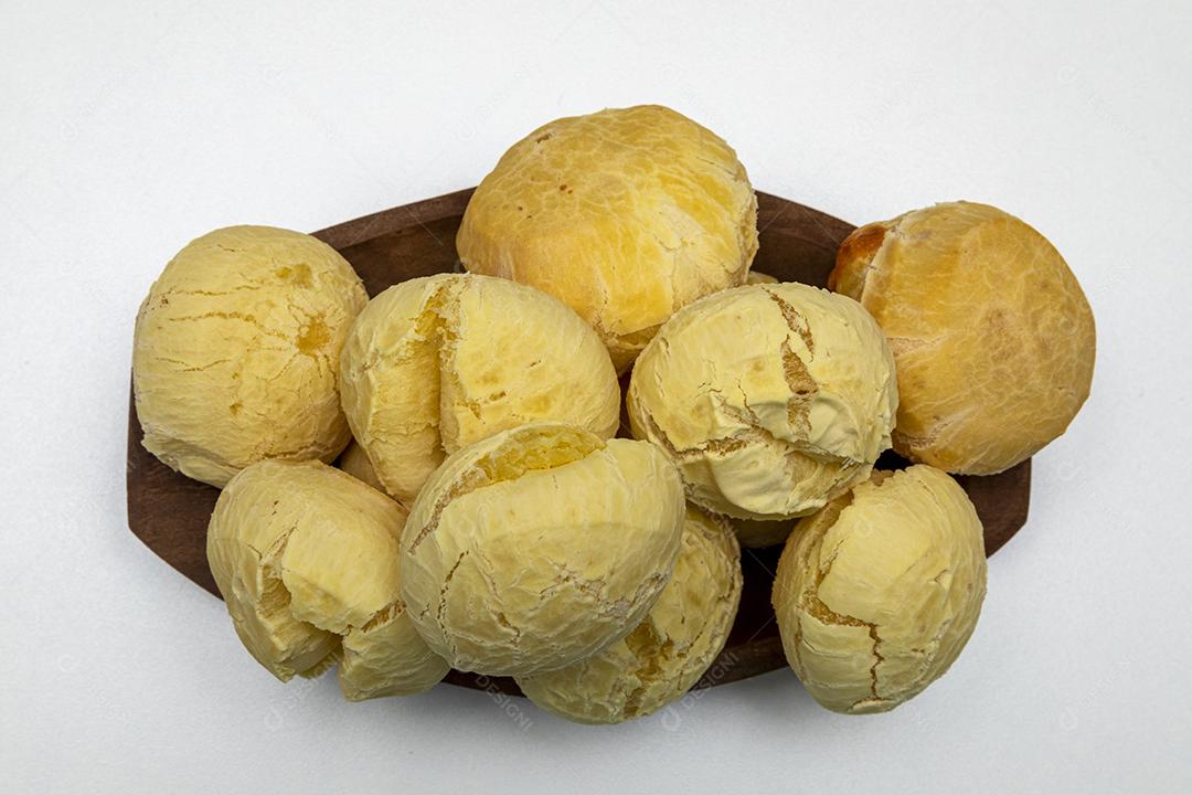 Comida pao de queijo dentro de uma tigela Imagem JPG