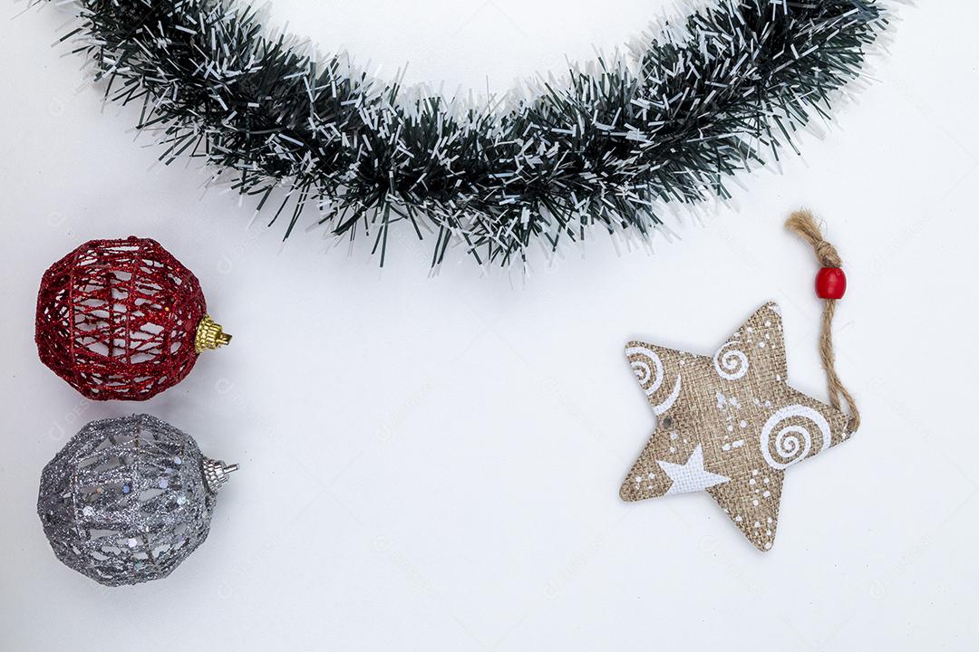 Fundo de Natal. Vista superior Imagem JPG