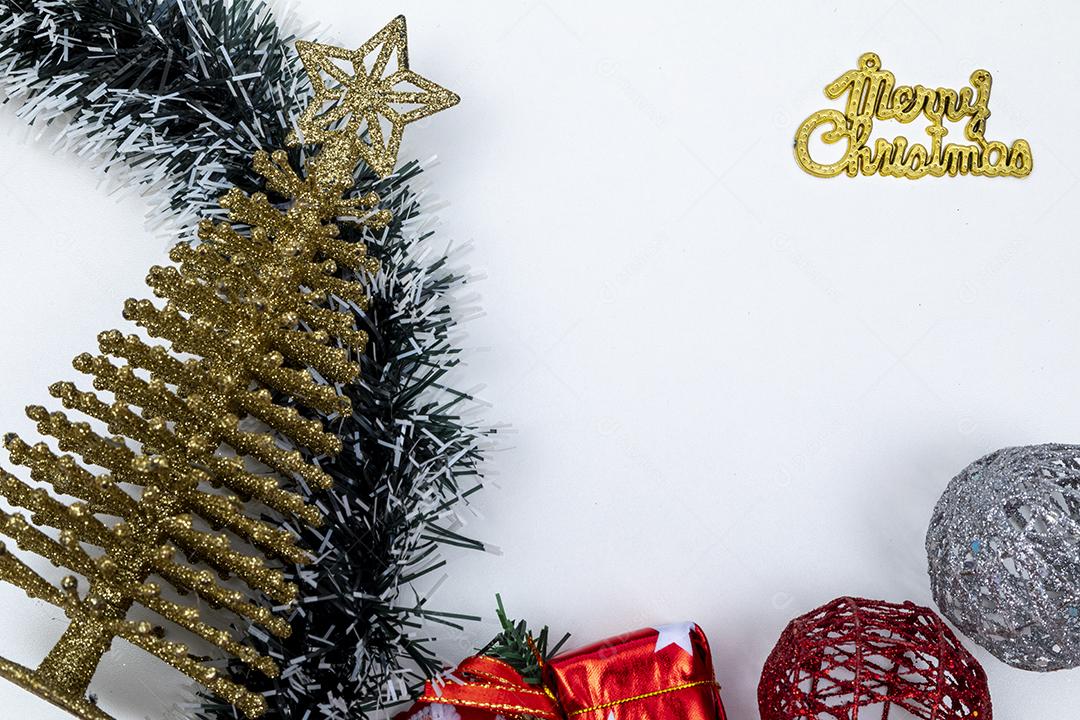 Fundo de Natal. Vista superior Imagem JPG