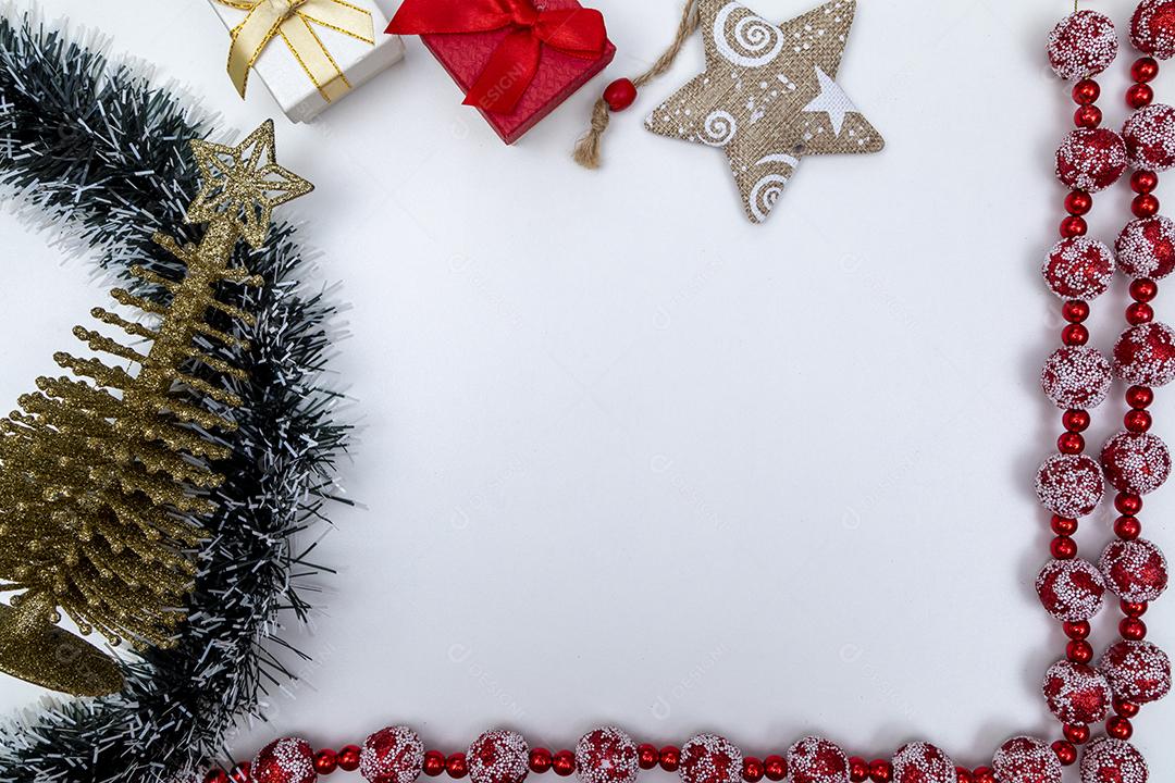 Fundo de Natal. Vista superior Imagem JPG