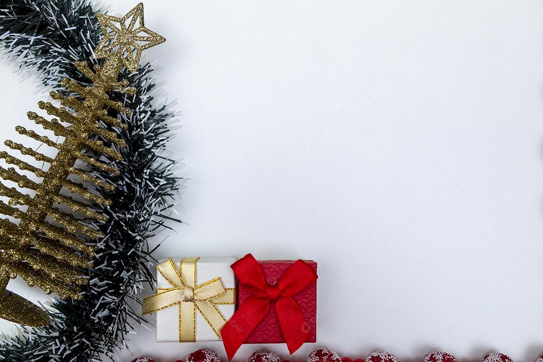 Fundo de Natal. Vista superior Imagem JPG