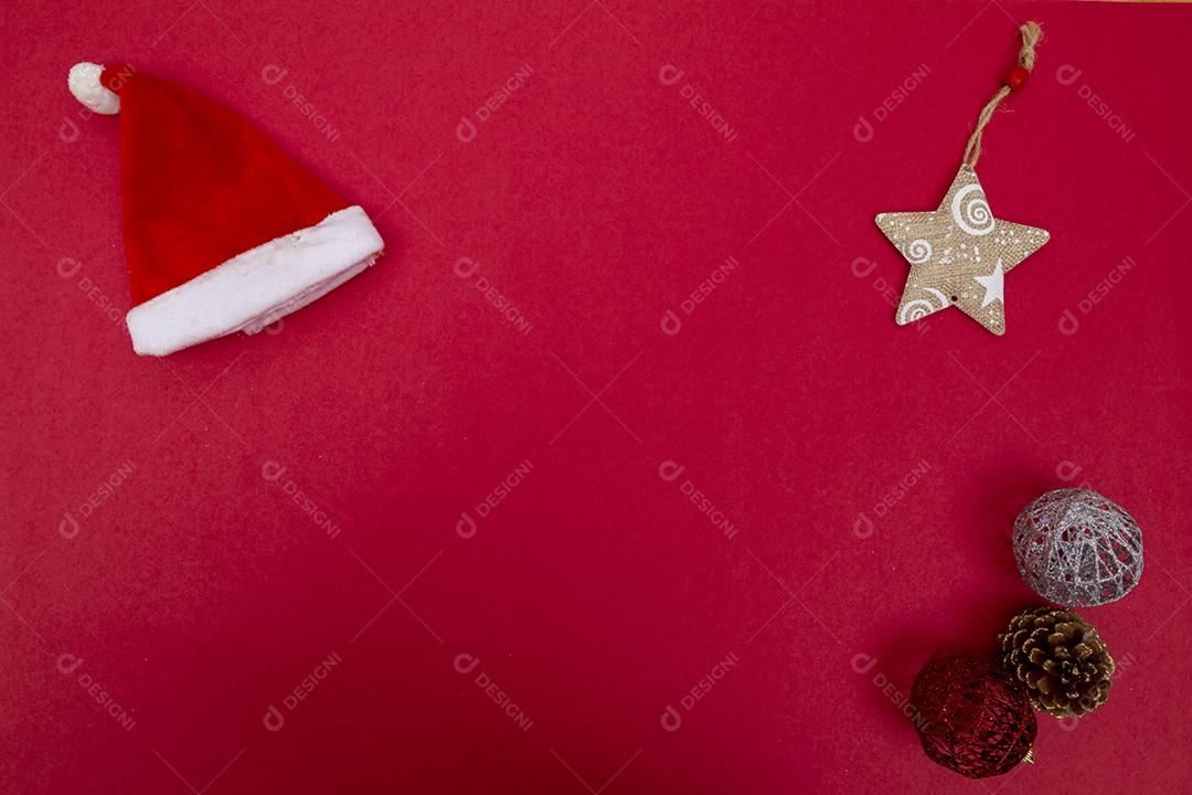 Fundo de Natal. Vista superior Imagem JPG