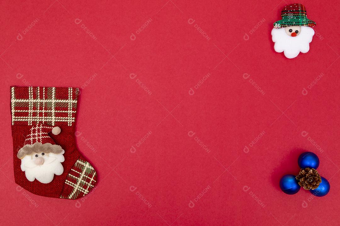 Fundo de Natal. Vista superior Imagem JPG