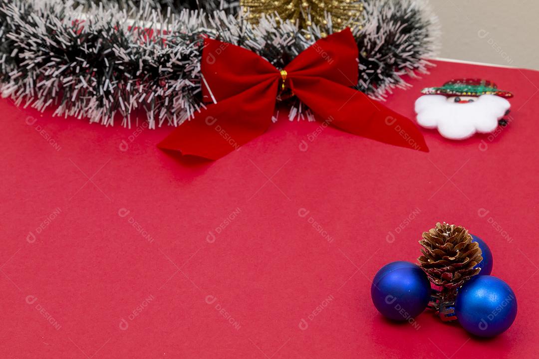 Fundo de Natal. Vista superior Imagem JPG