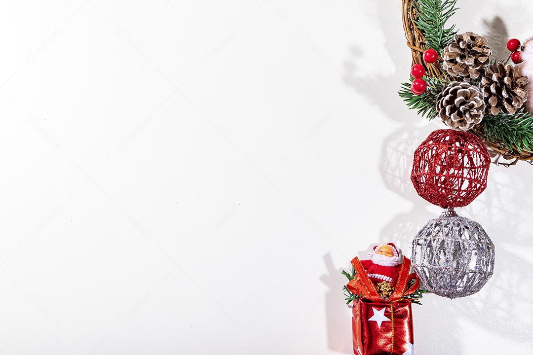 Fundo de Natal. Vista superior Imagem JPG